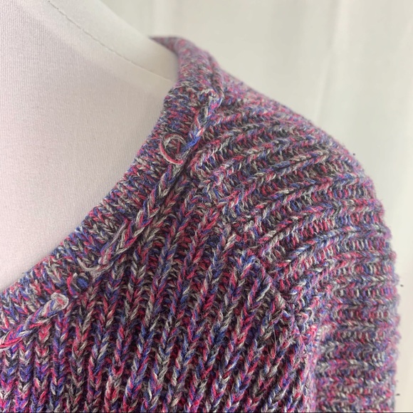 American Eagle purple and pink sweater - Picture 7 of 14